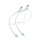 Disposable Medical All Silicone Foley Catheter 2 / 3 Way For Adult
