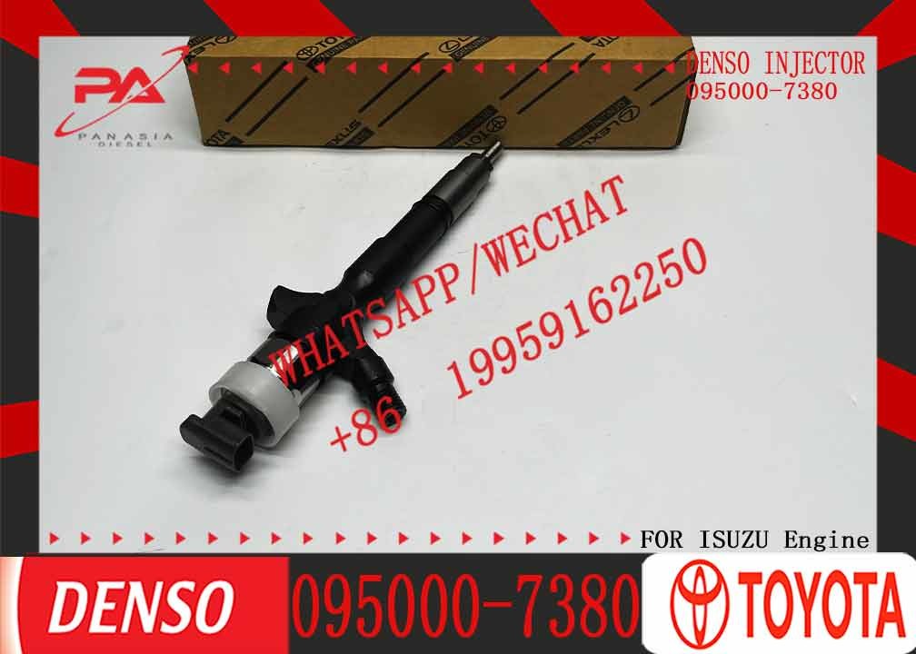 095000-7380 Common Rail Diesel Fuel Injector 095000 7380 Diesel Fuel Injector 0950007380 for Toyota Hiace 2.5 D 2KD-FTV