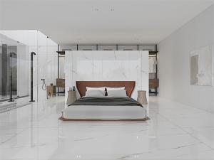 China White Carrara Polished Sintered Stone Slab 1420x2700mm factory