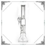 Sovereignty 14'' Glass Smoking Pipe Gridded Imperial Percolator Hookah Bongs