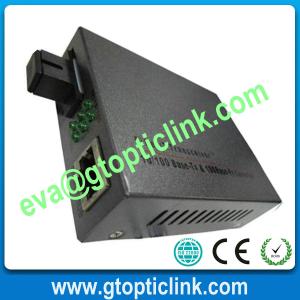 China 10/10/1000M Optical Fiber Media Converter RJ45 Port factory