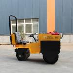 Vibratory Roller 0.6 Ton Mini Double Drum Ride-On Road Roller with CF178/R180