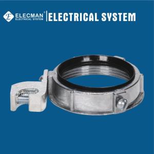 China Zinc Insulated Rigid IMC Fittings Threaded Grounding Bushing With Aluminum Lug factory