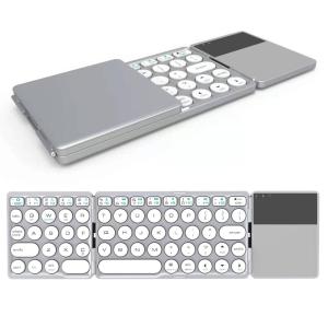 Portable Foldable Bluetooth Touchpad Keyboard for ipad ios 13.0 Android Windows