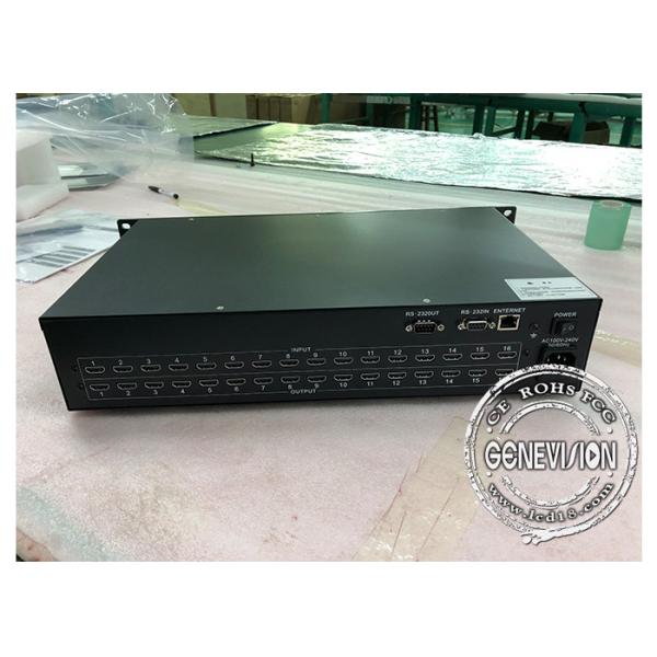 LCD Video Wall Splicing Screen HD Media Player Box with 1 , 16 input and 16