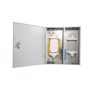 China 12 Cores Fiber Optic FTTH Termination Box Single / Double Door Customized Size factory