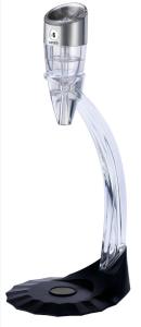 China GLOBAL PATENT TWIST Adjustable Wine Aerator Stainless Steel Wine Aerator Decanter LFK-022B factory