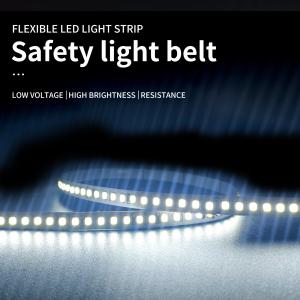 China Low Voltage 12V 24V 2835 LED Strip Light Ultra Narrow Plate Width 5mm 120 Lamp factory