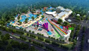 China Large Holiday Waterpark Project , Indoor Amazing Funny Water Park / Customized water slide factory