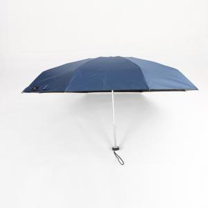 Blue Compact Wind Resistant Umbrella , Uv Protection Mens Small Umbrella