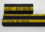 High Pressure Rubber Suction Hose Water Suction And Discharge Hose / Delivery