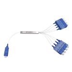 ISO9001 Mini Loose Tube 1X8 Fiber Optic PLC Splitter
