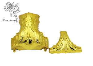China American Style Funeral Gold Or Silver Plastic Casket Corner 1# factory