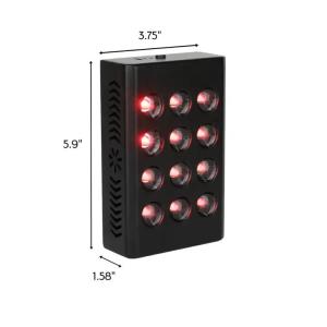 China 60W Portable Red Light Therapy Device Handheld Infrared Light Therapy Panel factory