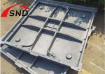 Double Sealed Ductile Iron Manhole Cover Black Square Storm Drain Cover