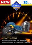 single thumb operation tensioning sealing battery operated strapping machine