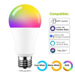 China 85-265V E27 Smart Light Bulb 3200K WiFi Smart LED Lamp App Control factory