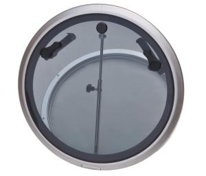 China Smoke Color Anodized Aluminum Round Hatch D18.7&quot; For Yacht factory
