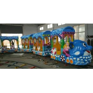 14 Seats Funfair Kiddie Train Ride With Gorgeous LED Lights And Exciting Music