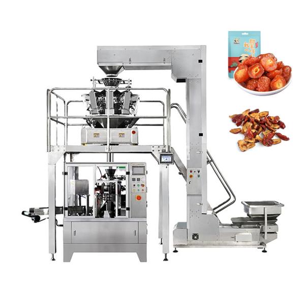 China Snack Food Stand Up Zip Lock Packing Machine Full Automatic factory