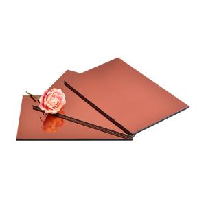 China 2440mm Aluminum Composite Reflective Metallic Panel factory