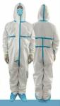 Antivirus Disposable Protective Coveralls Against Germs Lightweight Design
