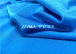 Blue Quick Drying Recycled Swimwear Fabric 152CM Width 340GSM Weight