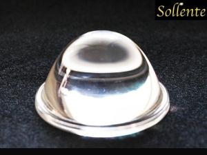 China High Bay Light LED Glass Lens , Metal Holder COB LED Lens 50mm 40 Degree factory