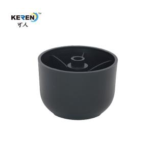 China 160mm Matt Black Plastic Furniture Feet , Unbreakable Sofa Bed Risers factory