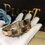 Bi diamond snake Bracelet 18k gold white gold yellow gold rose gold diamond