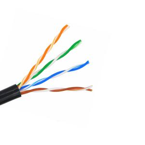 China 24AWG Unshielded Cat5e Lan Cable HDPE 0.5mm CCA For Multi Media factory