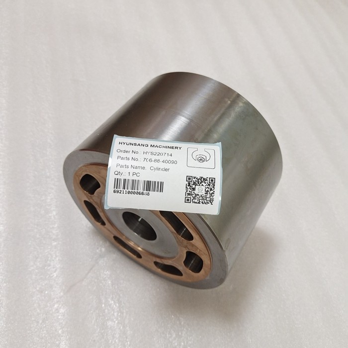 Excavator Parts Cylinder Block 706-88-40090 7068840090 For PC300 PC400LC-6Z