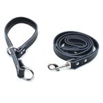 Custom Puppy Popular Dog Collar And Leash Set Adjustable Genuine Leather P Dog