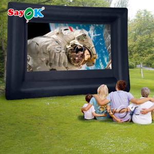 China Projection Cloth Water Proof Inflatable Movie Screen factory