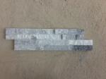 White Quartzite Cultured Stone Panels Custom For Indoor Outdoor Garden Wall