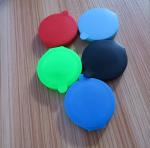 Silicone Pocket Mirror Round Glass Silicone Makeup Compact Mirror for Portable
