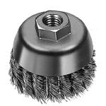 Durable Carbon Steel Twist Knot Wire Brush Customized Size For Grinder
