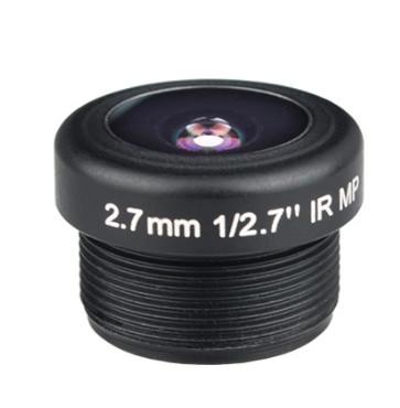 Consumer Imaging Lens 1/2.7" 2.7mm 3Megapixel 1080P M12 Mount 180degree Wide