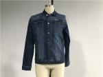 UZZI Mens Denim Jacket And Jeans Button Through Stretch Denim Trucker Jacket