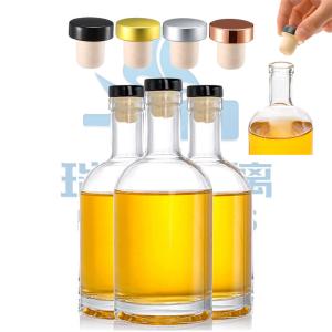 China 300ml Private Label Glass Liquor Bottles for Alcoholic Beverage Vodka Liquid Spirit factory