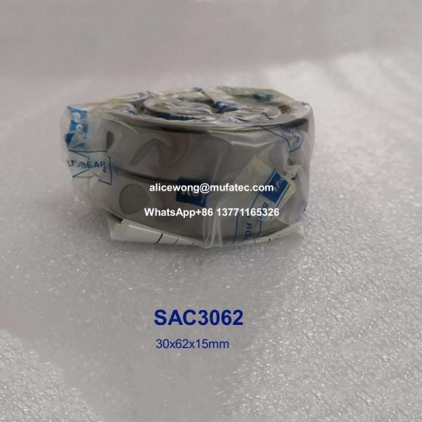 SAC3062 Machine tool spindle bearings angular contact ball bearings 30x62x15mm
