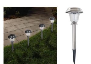 China Solar Outdoor Pure Garden LED Solar Classic Glass Pathway Lights factory