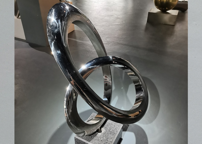 OEM Mirror Polished Stainless Steel Decorative Abstract Art Sculpture