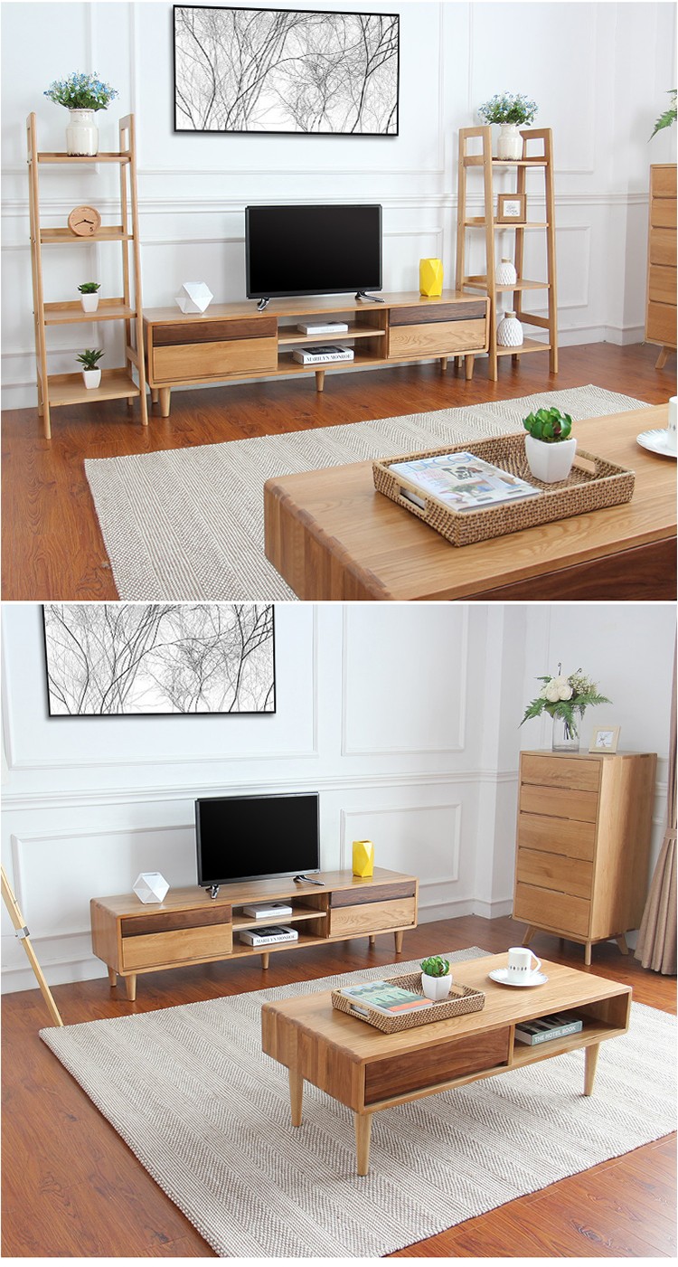 High Quality Wooden Furniture New Model TV Stand TV Showcase Images