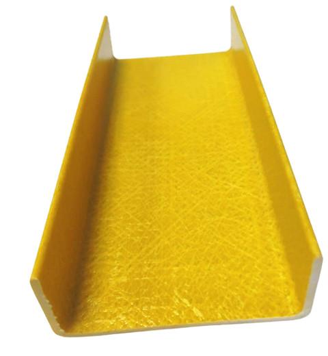 FRP Fiberglass Pultrusion U Beam Ladder Profiles GRP Channel Fiberglass C