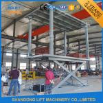 Material Handling Warehouse Elevator Lift , Hydraulic Upright Scissor Lift