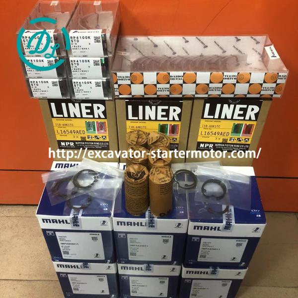 EexcavaStart ISUZU 6HK1 Engine Piston & Ring Cylinder Liner Set OEM 1-12111976-0