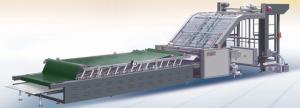 China Full Automatic Flute Laminating Machine, Single Faced Corrugated Sheet + Surface Paper factory