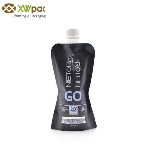 China Reusable Stand Up Fruit Juice Drink Packaging Spout Pouch Bag / Spout Bags Packaging With Cap factory