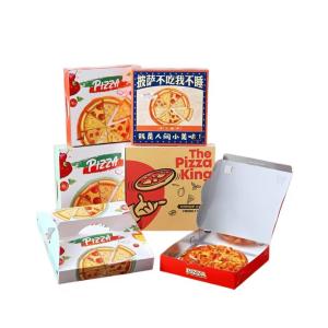 China Biodegradable Kraft Paper Takeout Bulk Pizza Boxes 6 7 8 9 10 Inch Recycled Parcel factory